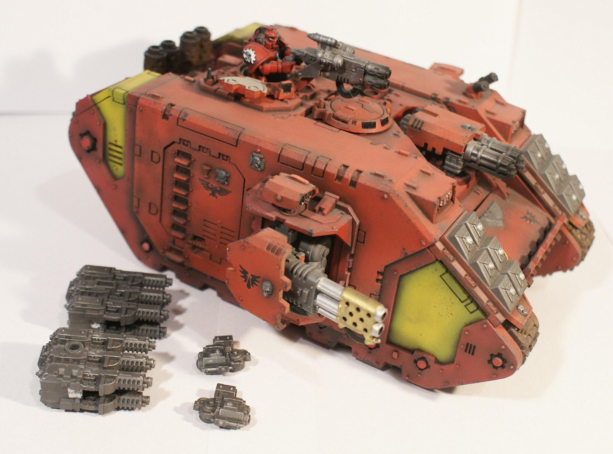 Blood Angels, Crusader, Land Raider, Redeemer, Space Marines, Warhammer 40,000 Land Raider